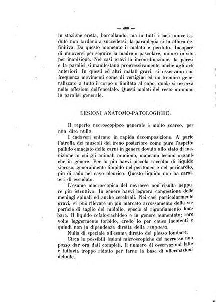 La clinica veterinaria rivista di medicina e chirurgia pratica degli animali domestici