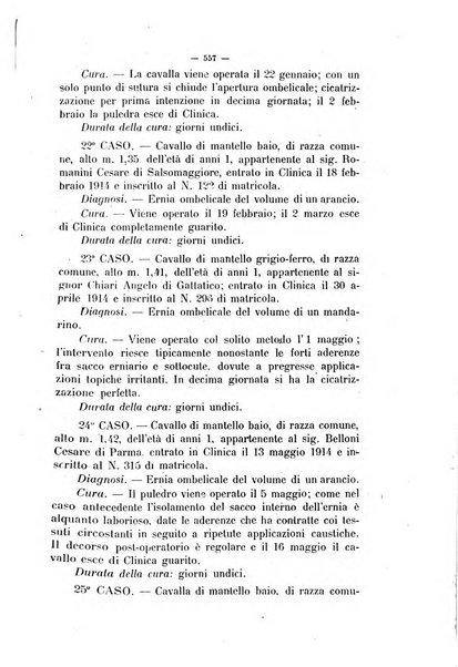 La clinica veterinaria rivista di medicina e chirurgia pratica degli animali domestici