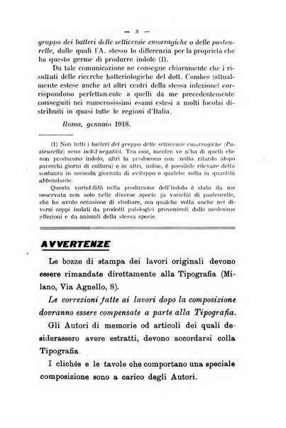 La clinica veterinaria rivista di medicina e chirurgia pratica degli animali domestici