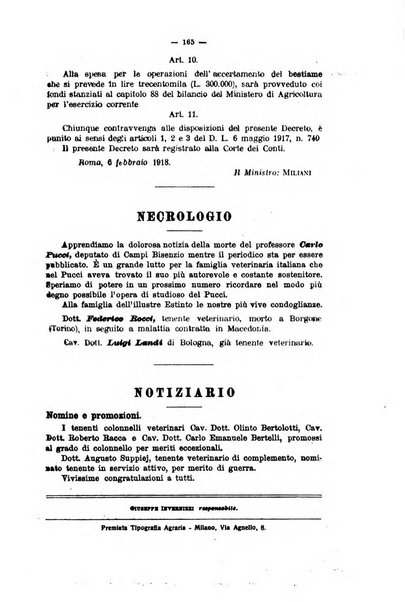 La clinica veterinaria rivista di medicina e chirurgia pratica degli animali domestici