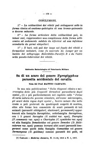 La clinica veterinaria rivista di medicina e chirurgia pratica degli animali domestici