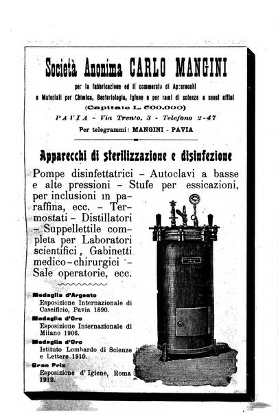 La clinica veterinaria rivista di medicina e chirurgia pratica degli animali domestici