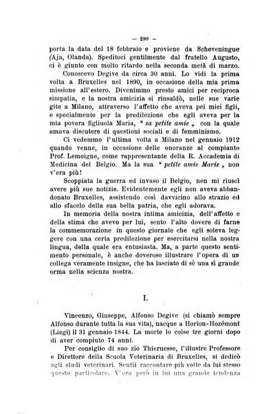 La clinica veterinaria rivista di medicina e chirurgia pratica degli animali domestici