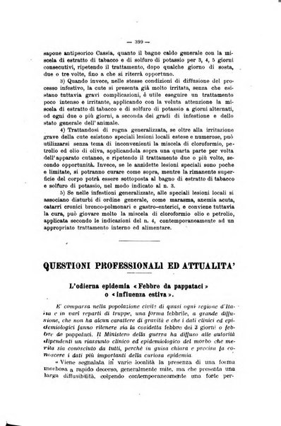 La clinica veterinaria rivista di medicina e chirurgia pratica degli animali domestici