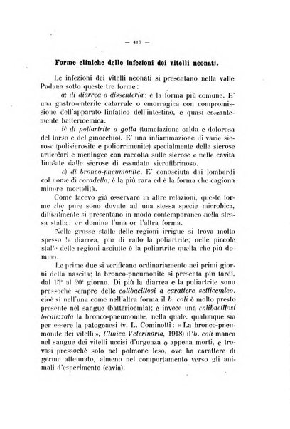 La clinica veterinaria rivista di medicina e chirurgia pratica degli animali domestici