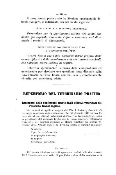 La clinica veterinaria rivista di medicina e chirurgia pratica degli animali domestici