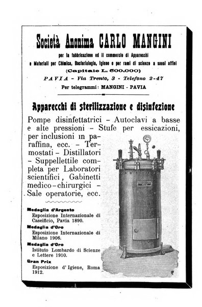 La clinica veterinaria rivista di medicina e chirurgia pratica degli animali domestici