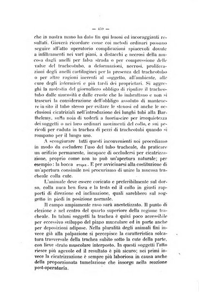 La clinica veterinaria rivista di medicina e chirurgia pratica degli animali domestici