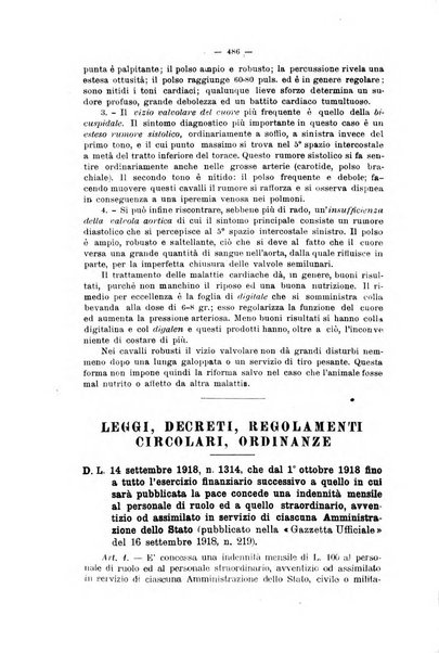 La clinica veterinaria rivista di medicina e chirurgia pratica degli animali domestici