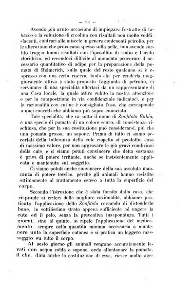 La clinica veterinaria rivista di medicina e chirurgia pratica degli animali domestici