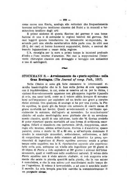 La clinica veterinaria rivista di medicina e chirurgia pratica degli animali domestici