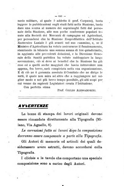 La clinica veterinaria rivista di medicina e chirurgia pratica degli animali domestici