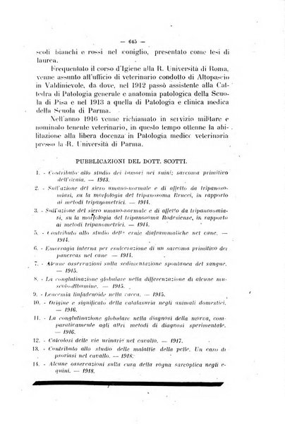 La clinica veterinaria rivista di medicina e chirurgia pratica degli animali domestici