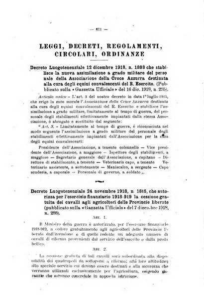 La clinica veterinaria rivista di medicina e chirurgia pratica degli animali domestici