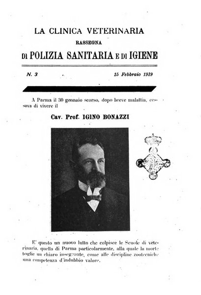 La clinica veterinaria rivista di medicina e chirurgia pratica degli animali domestici