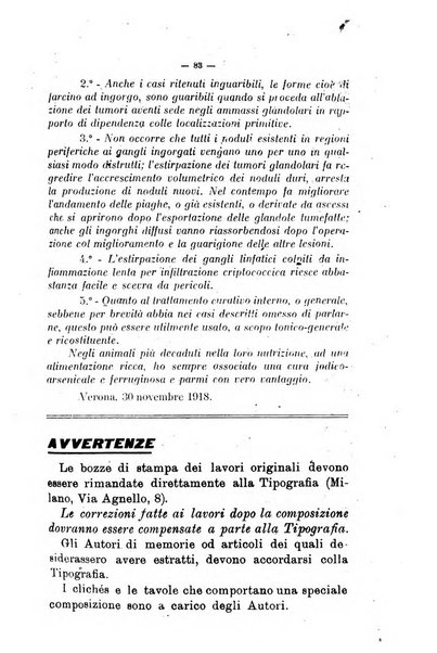 La clinica veterinaria rivista di medicina e chirurgia pratica degli animali domestici