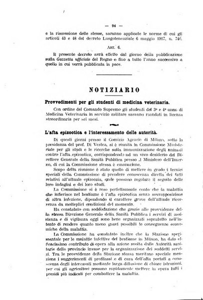 La clinica veterinaria rivista di medicina e chirurgia pratica degli animali domestici