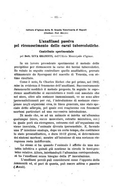 La clinica veterinaria rivista di medicina e chirurgia pratica degli animali domestici