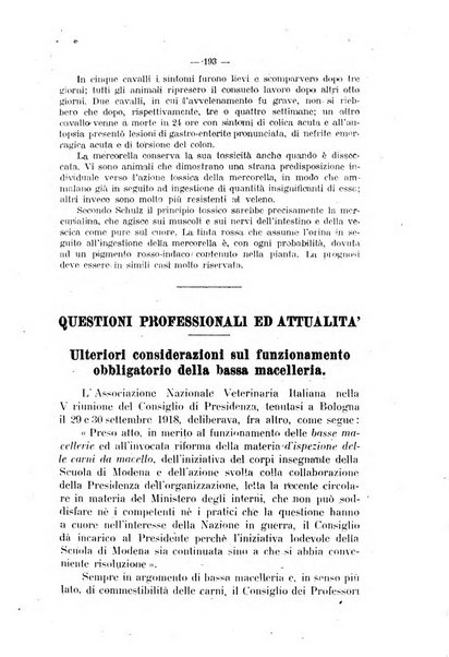 La clinica veterinaria rivista di medicina e chirurgia pratica degli animali domestici