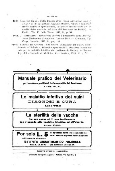 La clinica veterinaria rivista di medicina e chirurgia pratica degli animali domestici