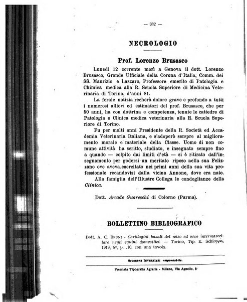 La clinica veterinaria rivista di medicina e chirurgia pratica degli animali domestici