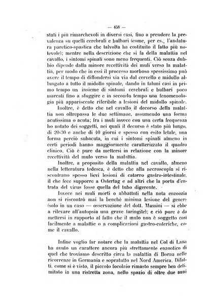 La clinica veterinaria rivista di medicina e chirurgia pratica degli animali domestici