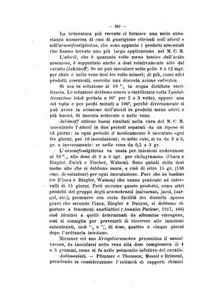 La clinica veterinaria rivista di medicina e chirurgia pratica degli animali domestici