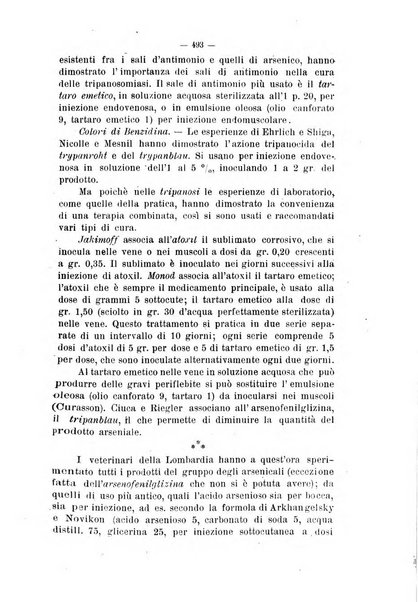 La clinica veterinaria rivista di medicina e chirurgia pratica degli animali domestici