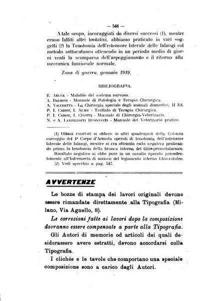 La clinica veterinaria rivista di medicina e chirurgia pratica degli animali domestici