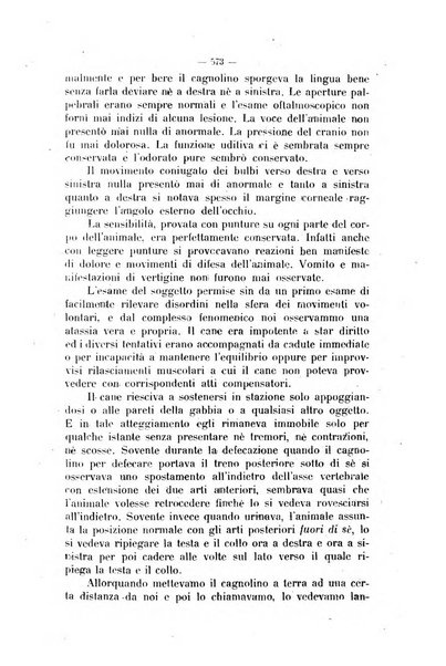 La clinica veterinaria rivista di medicina e chirurgia pratica degli animali domestici