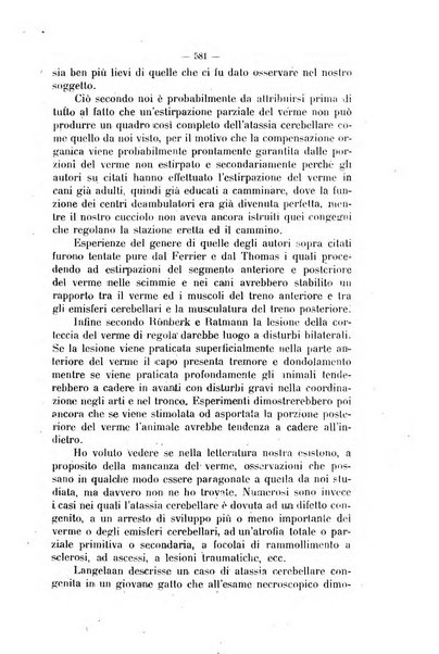 La clinica veterinaria rivista di medicina e chirurgia pratica degli animali domestici