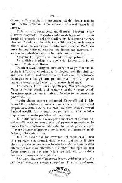 La clinica veterinaria rivista di medicina e chirurgia pratica degli animali domestici