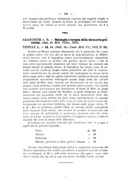 La clinica veterinaria rivista di medicina e chirurgia pratica degli animali domestici