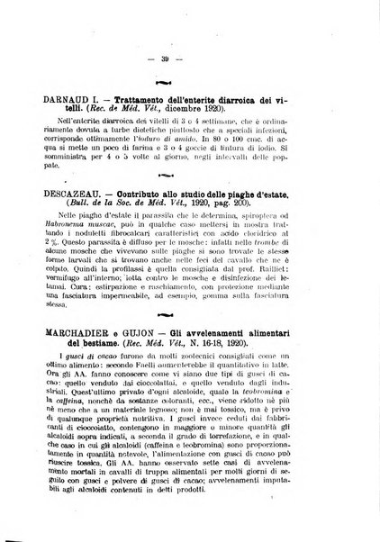 La clinica veterinaria rivista di medicina e chirurgia pratica degli animali domestici