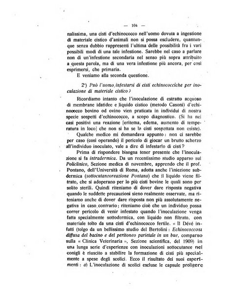 La clinica veterinaria rivista di medicina e chirurgia pratica degli animali domestici