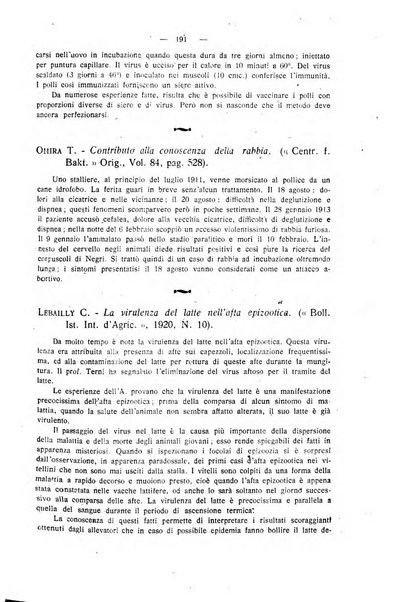 La clinica veterinaria rivista di medicina e chirurgia pratica degli animali domestici