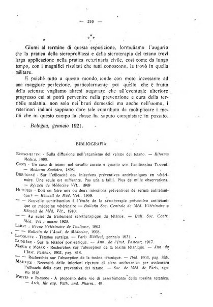 La clinica veterinaria rivista di medicina e chirurgia pratica degli animali domestici