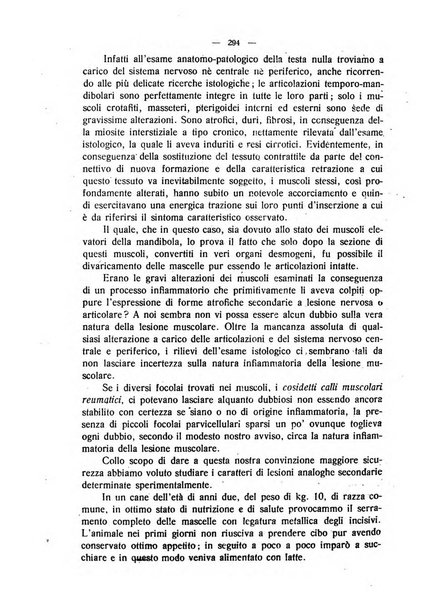 La clinica veterinaria rivista di medicina e chirurgia pratica degli animali domestici