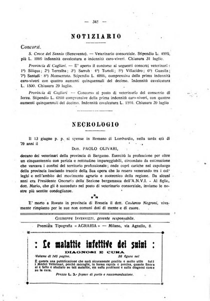 La clinica veterinaria rivista di medicina e chirurgia pratica degli animali domestici