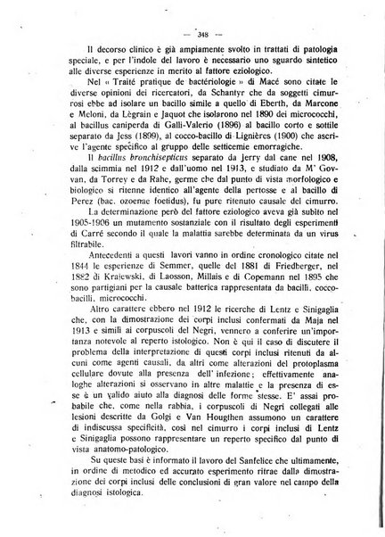 La clinica veterinaria rivista di medicina e chirurgia pratica degli animali domestici