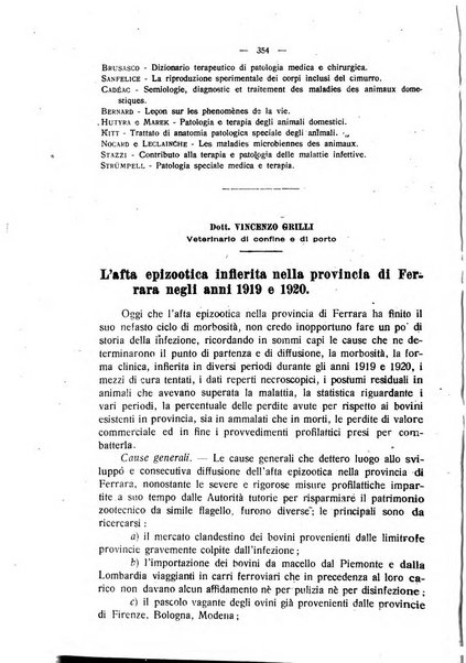 La clinica veterinaria rivista di medicina e chirurgia pratica degli animali domestici