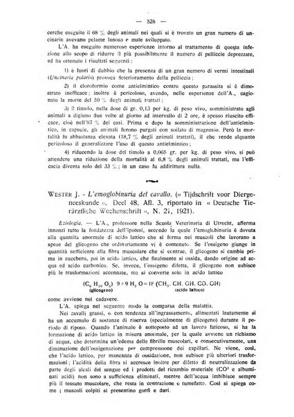 La clinica veterinaria rivista di medicina e chirurgia pratica degli animali domestici