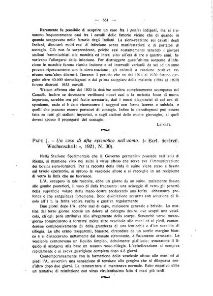 La clinica veterinaria rivista di medicina e chirurgia pratica degli animali domestici