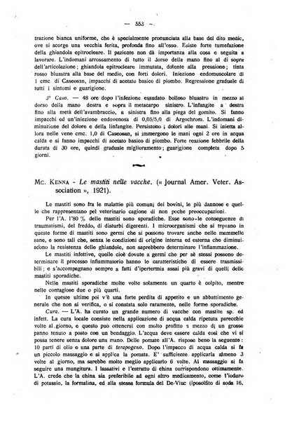 La clinica veterinaria rivista di medicina e chirurgia pratica degli animali domestici