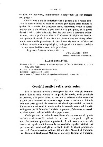 La clinica veterinaria rivista di medicina e chirurgia pratica degli animali domestici