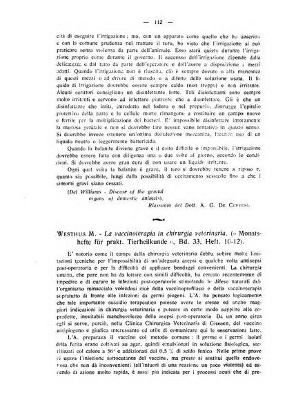 La clinica veterinaria rivista di medicina e chirurgia pratica degli animali domestici