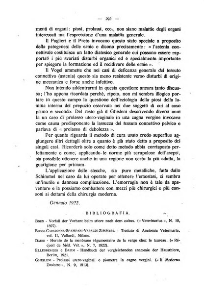 La clinica veterinaria rivista di medicina e chirurgia pratica degli animali domestici