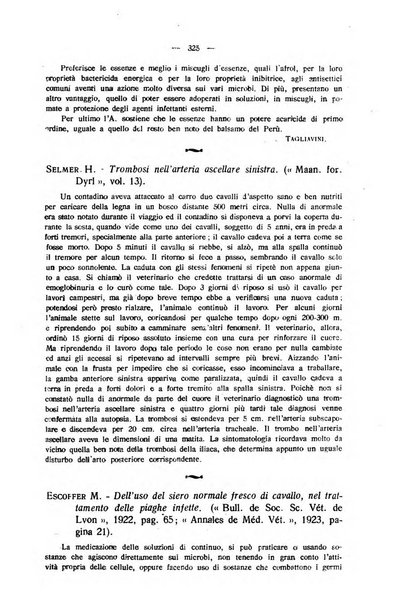 La clinica veterinaria rivista di medicina e chirurgia pratica degli animali domestici