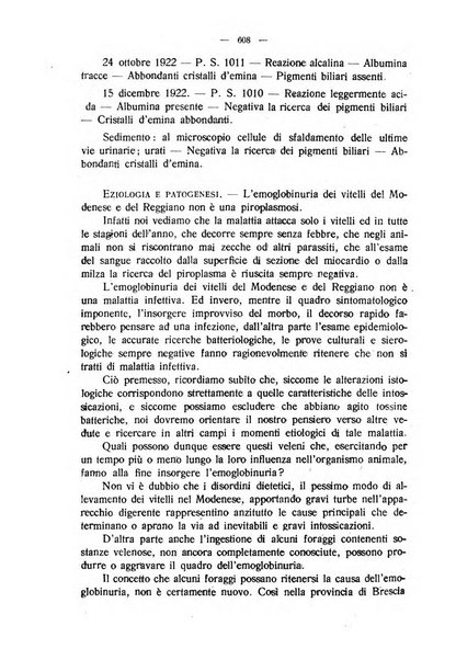 La clinica veterinaria rivista di medicina e chirurgia pratica degli animali domestici