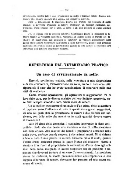 La clinica veterinaria rivista di medicina e chirurgia pratica degli animali domestici